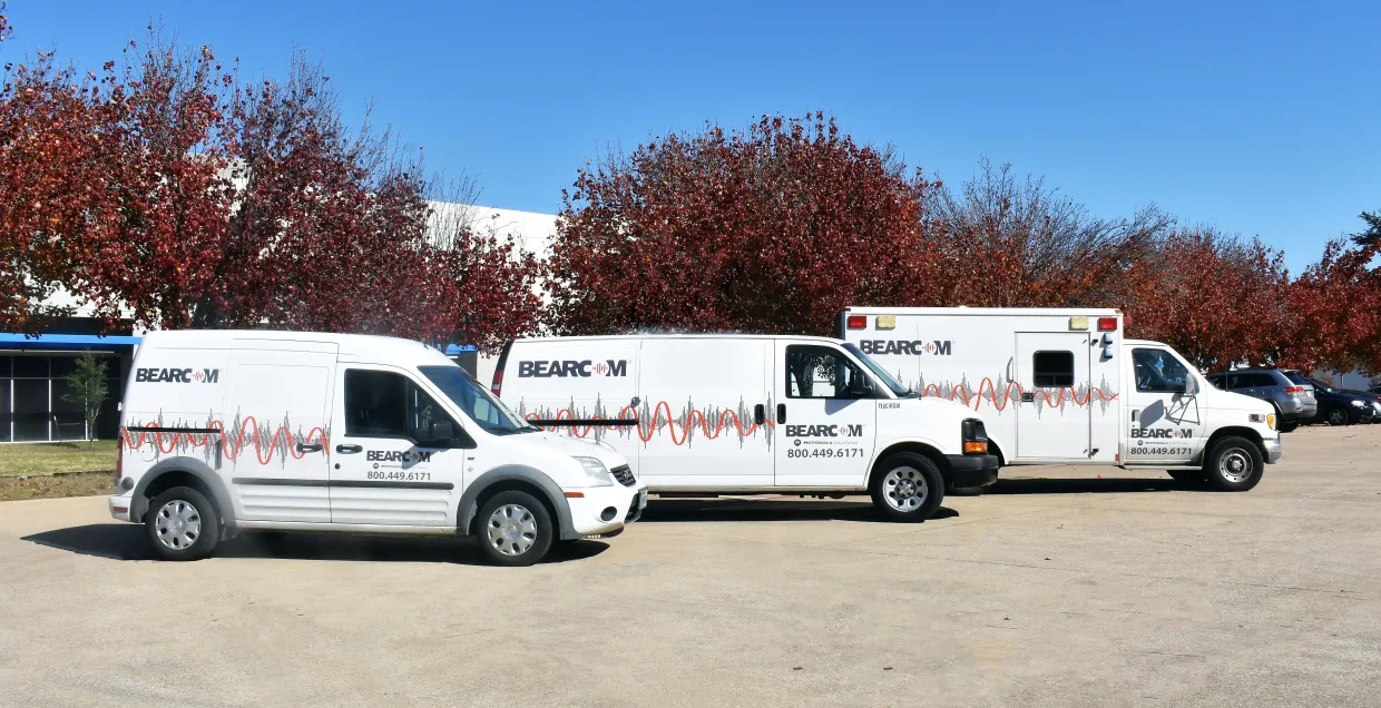 BearCom fleet Service vehicles