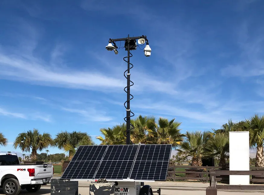 Rental Mobile Surveillance Trailer