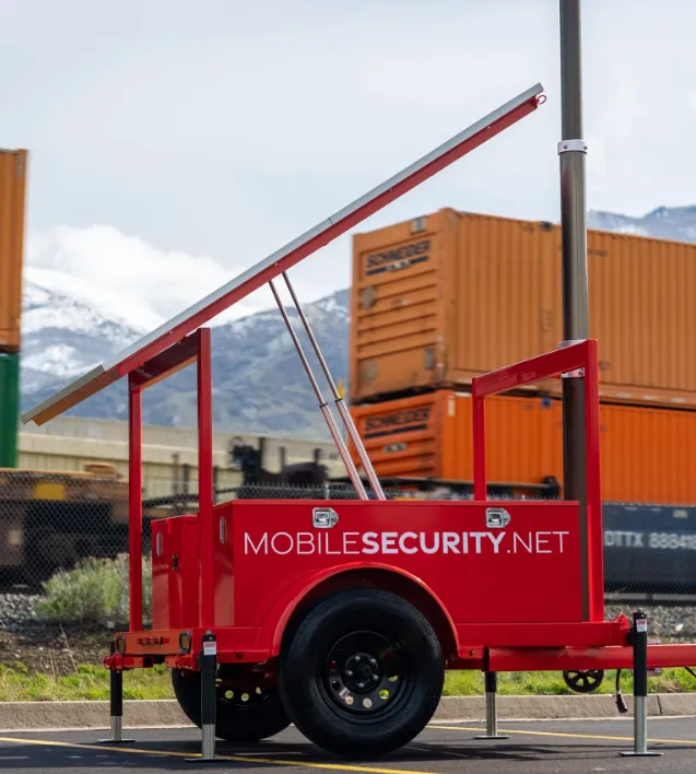 Mobile Surveillance trailer